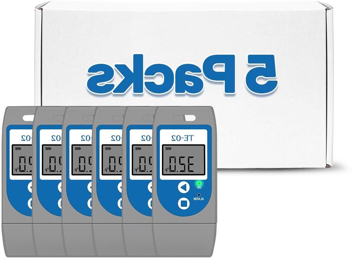 Temperatuur Logger - Data Recorder - Temperatuur Monitoren - Automatische Rapporten - 5 Stuks - N.v.t.