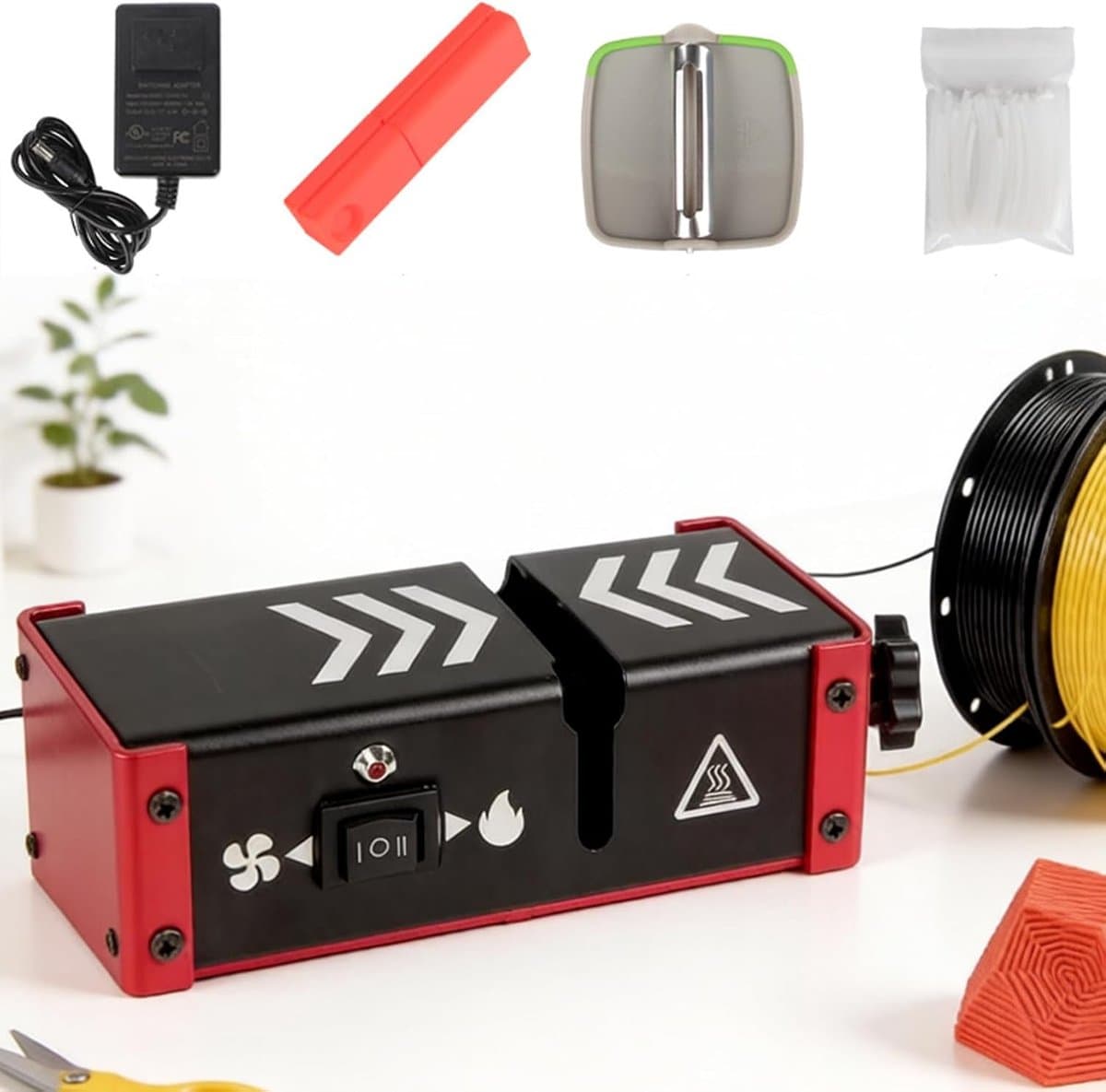 Filament Splicer Tool - Lasapparaat Printer - 3D Prints Verenigen - Snelle Verwarming - 175 mm - Zwart