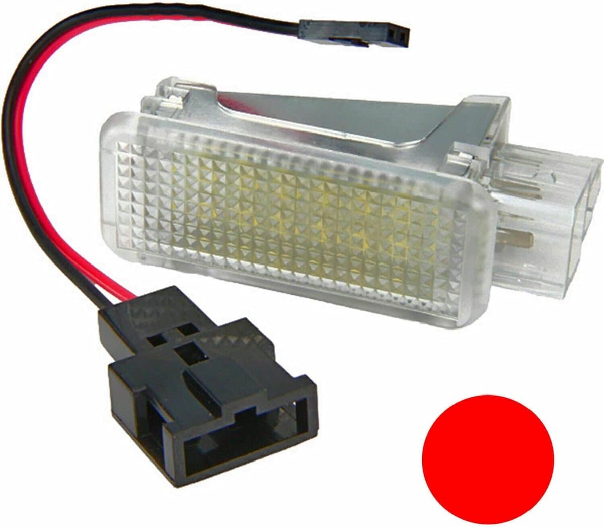 LED Deurverlichting - Instapverlichting Deur - Auto Verlichten - E-goedkeuring Registratievrij - 12 Volt - Rood