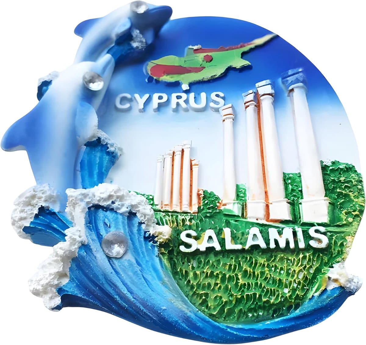 Koelkastmagneet Cyprus Salamine Theater Famagusta Romeinse zuilen CY08 - ShopVlot