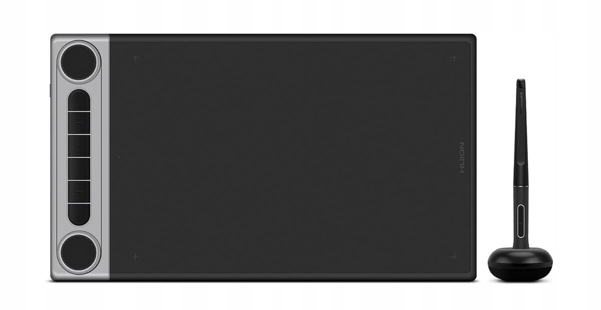 Huion Inspiroy Dial 2 - Pen Tablet - Battery Free Pen - 18 uur Draadloos Verbinden