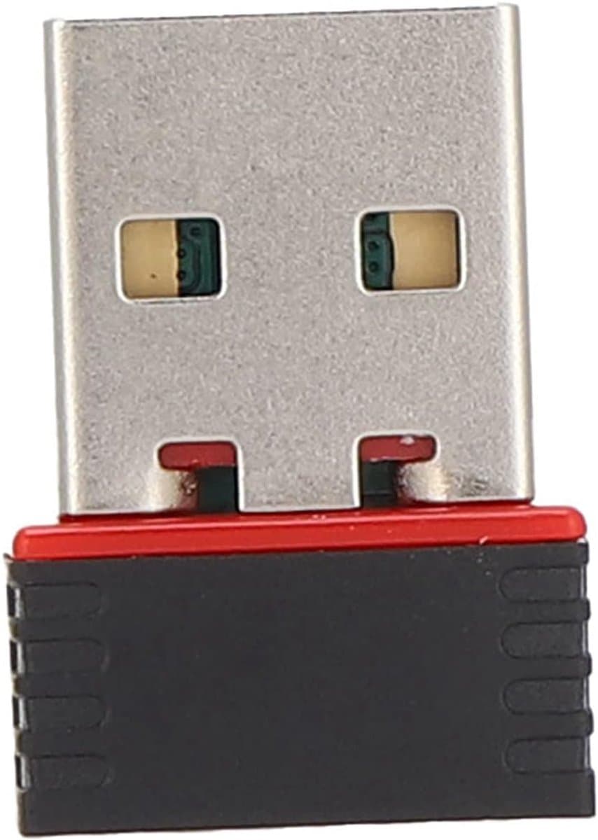 USB WiFi Adapter - Draadloze Netwerkkaart - Internet Verbinding - Compact Mini Ontwerp - USB 2.0 - Zwart