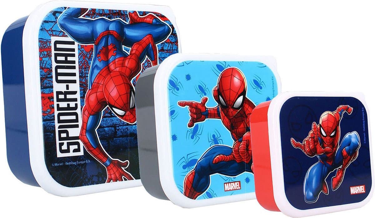 Vadobag Spider-Man Snackbox en Fruitdoos - 3in1