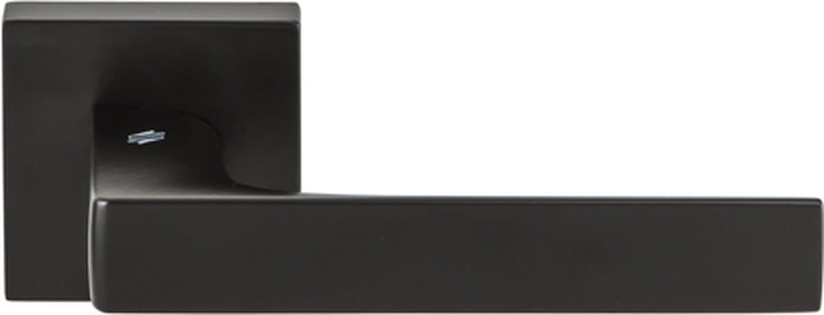 Deurkruk RobocinqueS - Colombo Design - Zwart mat - vierkant rozet - set