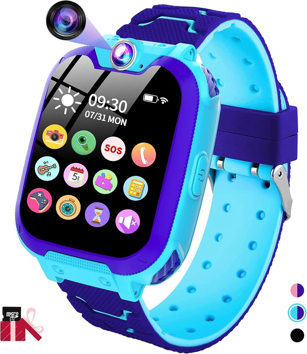 Lexium GPS Horloge Kind - Smartwatch Kinderen - GPS Tracker Kind - GPS Kind - GPS Kinder Horloge