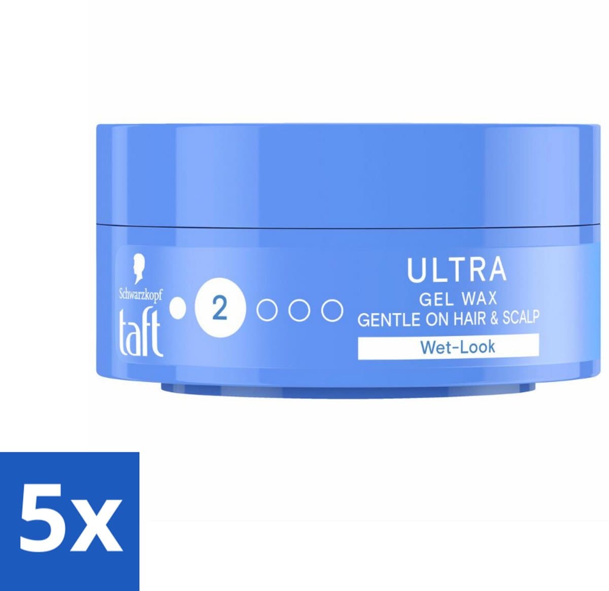 Taft - Ultra 2 - Gel Wax - Wetlook - 75 ml - Bulkverpakking - 5 stuks
