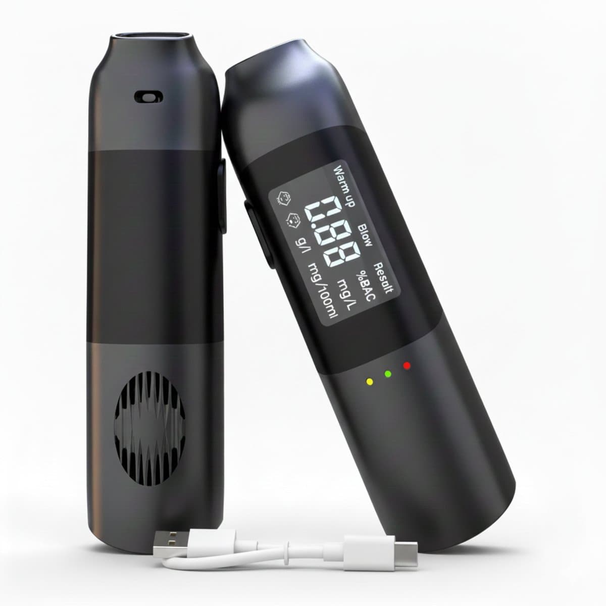 Alcoholtester Contactloos – Digitale Blaastest met LED Kleurensysteem – Oplaadbare Alcoholmeter – Geschikt voor NL/BE/FR
