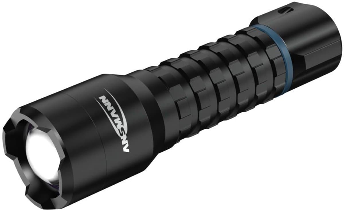 ANSMANN LED zaklamp Survival TS1000RF, 1.020 lumen, 20,5 uur, zwart