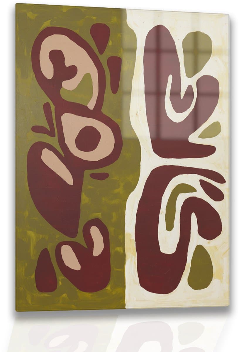 Compositie wanddecoratie – plexiglas – wandkunst – 80x120 cm