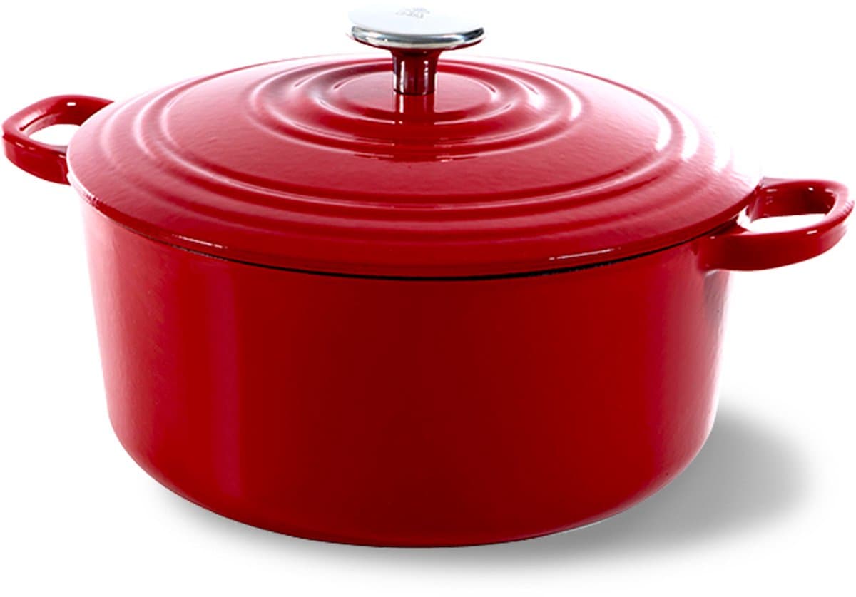 BK Bourgogne Braadpan 24 cm Chili Red