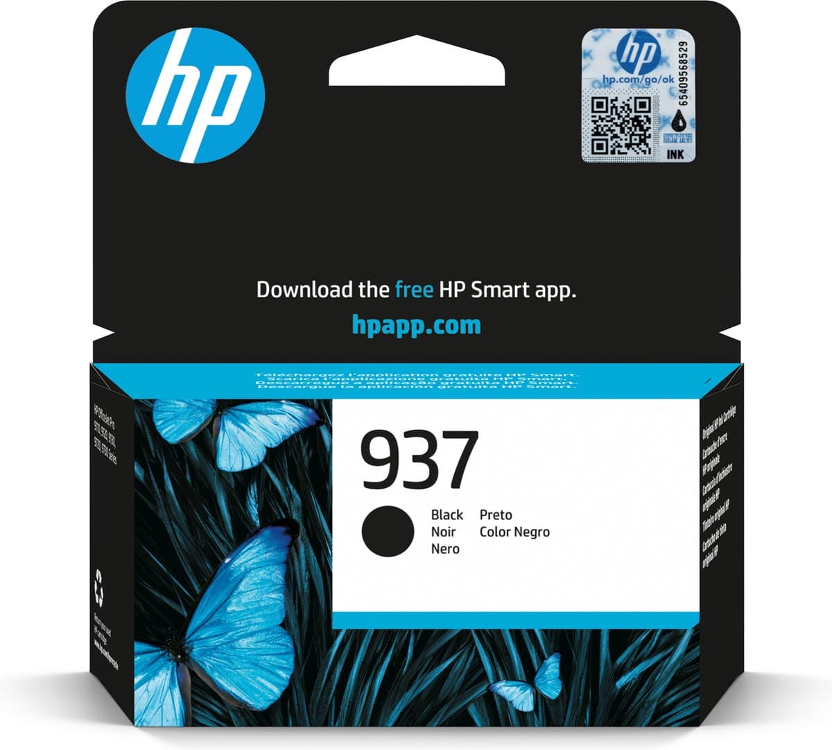 HP 937 Cartridge Zwart