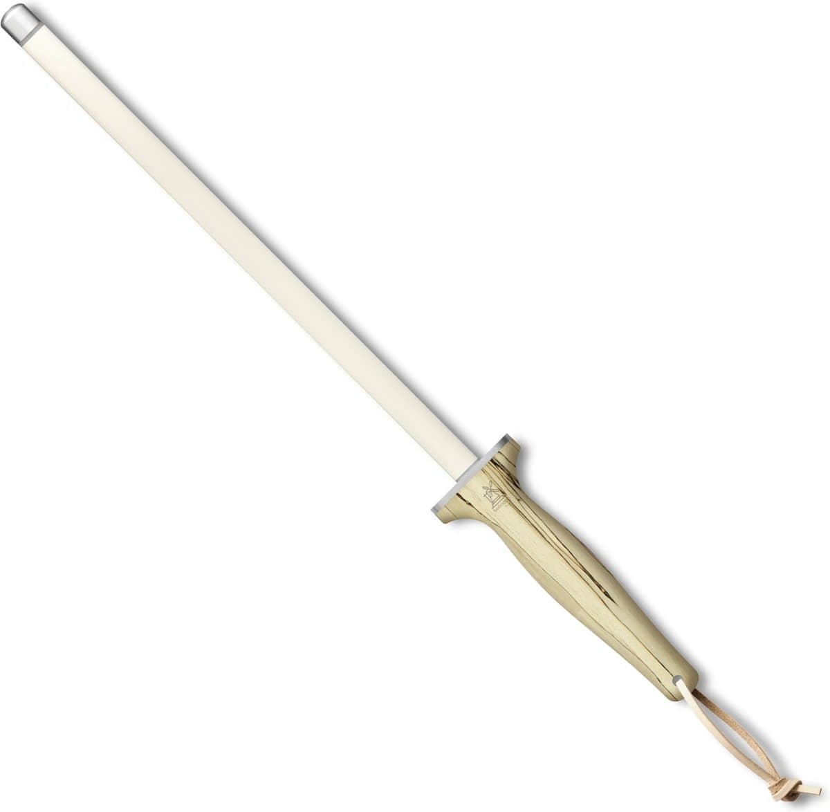 Robert Herder Aanzetstaal Keramisch – Korrel 600 – Lengte 31 cm – Corundin – Heft IJsbeukenhout