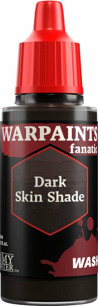 The Army Painter Warpaints Fanatic Wash: Dark Skin Shade Acrylverf 1 stuk(s)