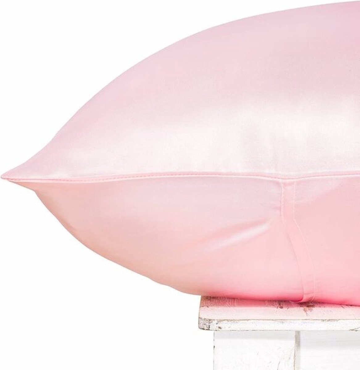 4x Zijden Kussensloop 40x80cm Roze Hotelsluiting 19 Momme - Kussensloop set - Luxe Silk Kussensloop 100% moerbei zijde - Zijde kussensloop - Silk Heaven - 40x80cm / Hotelsluiting