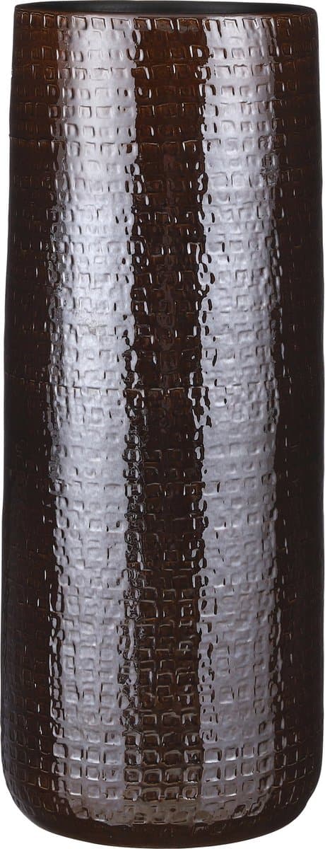 Mica Decorations Floyd Ronde Vaas - H70 x Ø28 cm - Keramiek - Bruin