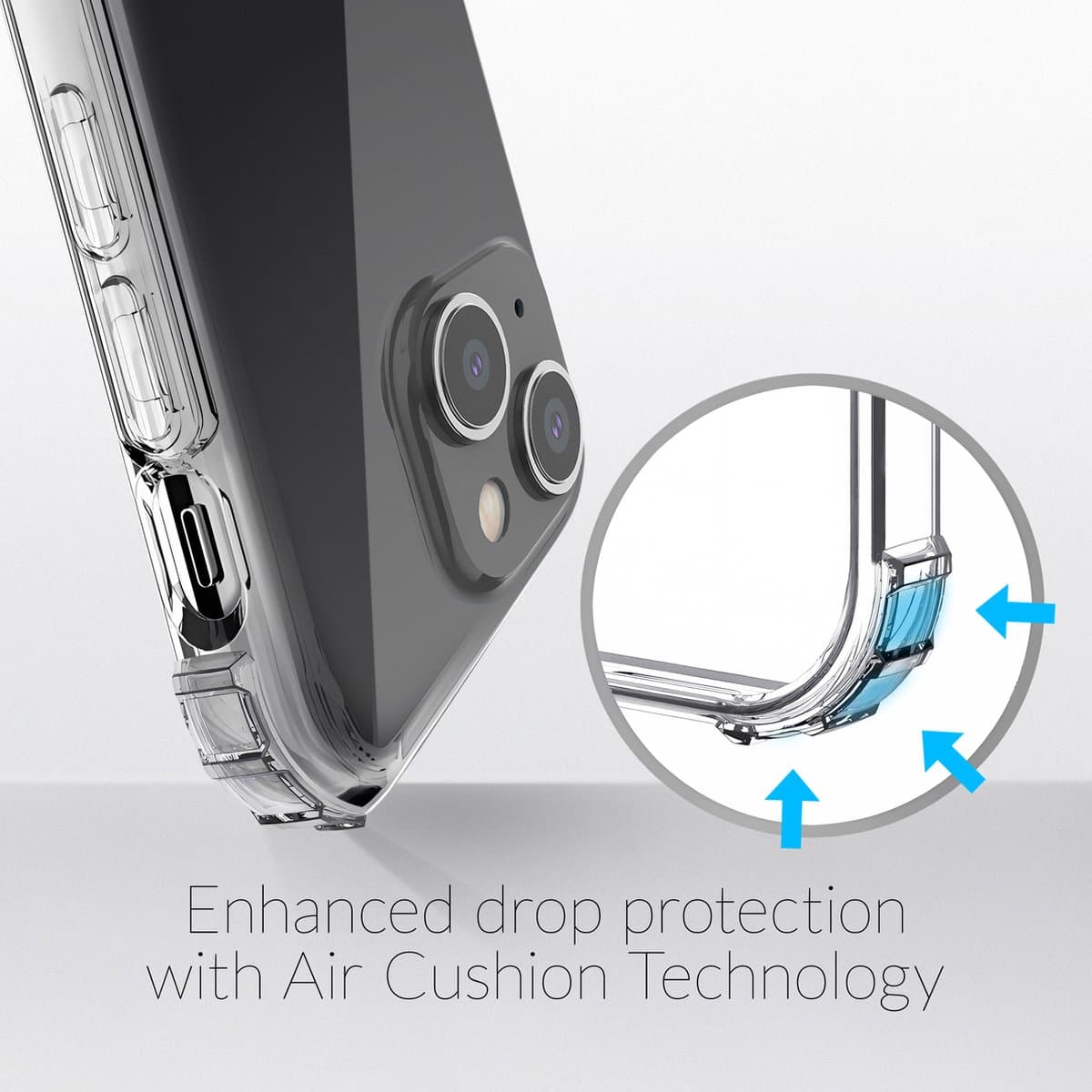 My Style Protective Flex Doorzichtig Telefoonhoesje geschikt voor Apple iPhone 12 Pro Max Hoesje Flexibel TPU Backcover Shockproof - Transparant