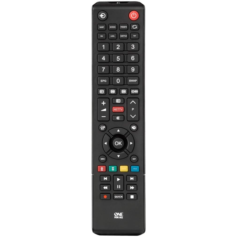 OneForAll URC1919 Vervangende afstandsbed. - TOSHIBA Afstandsbediening Zwart