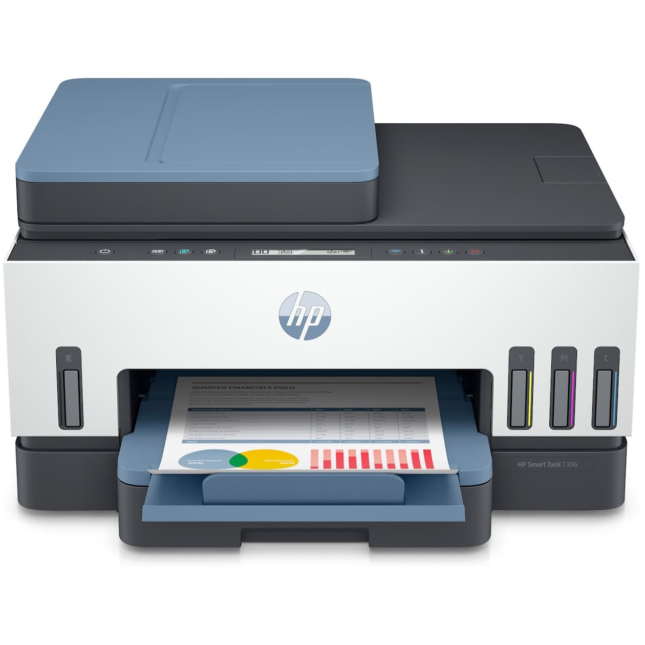 HP Smart Tank 7306 - All-in-One Printer - Inclusief tot 3 jaar inkt - Blauw