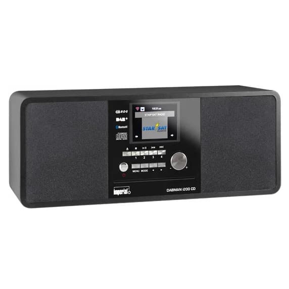 Imperial DABMAN i200 CD Multifunctionele radio DAB+ / FM / Internet / Bluetooth Zwart