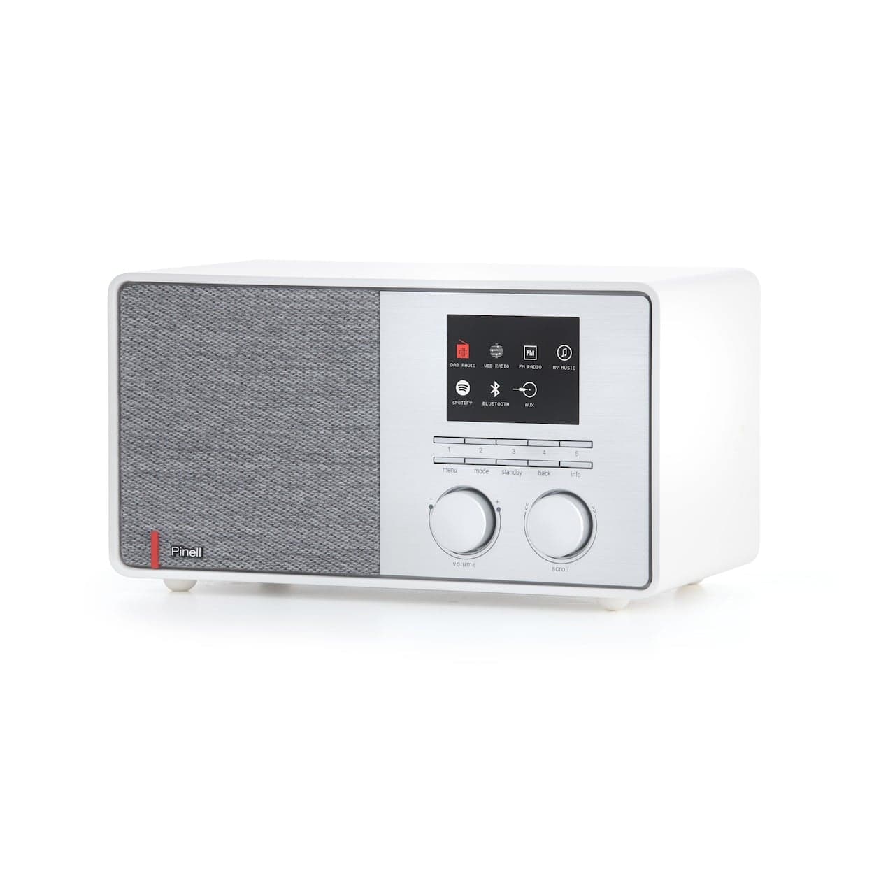 Pinell Supersound 301 - DAB+ Internetradio - wit