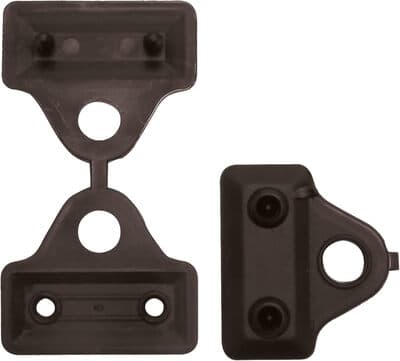 TENAX Mesh Fixeerklemmen - Zwart, 5 cm, 12 stuks