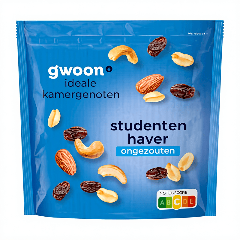 G'woon Haver Student Ongezouten - 250 g