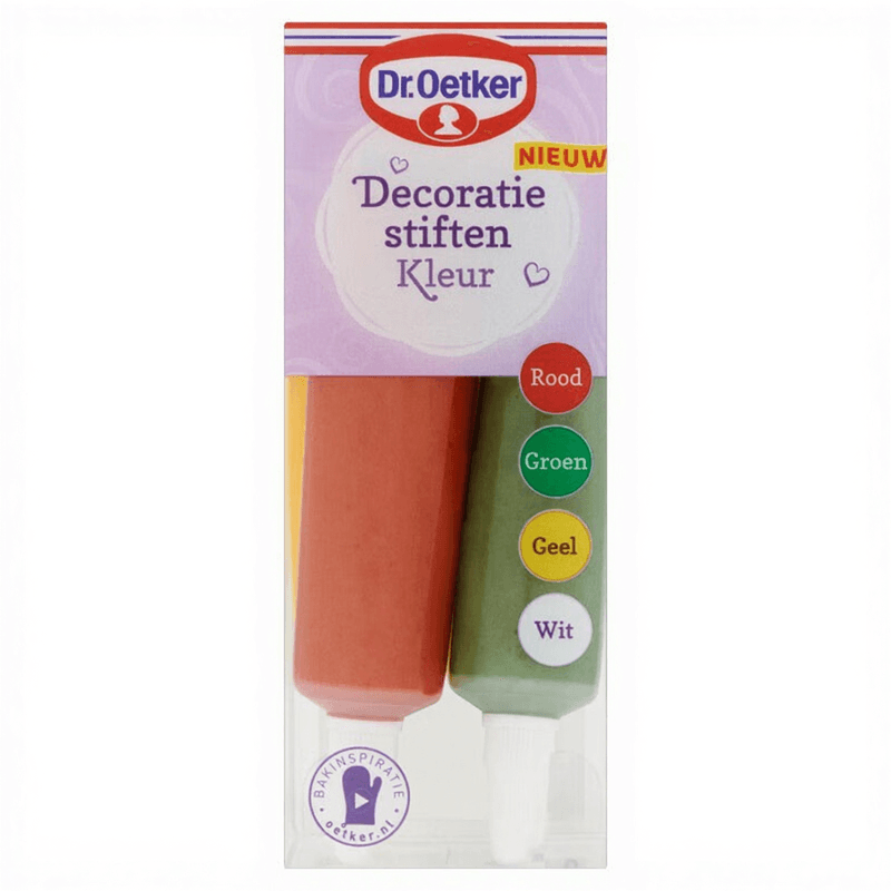 Dr. Oetker Decoratie Markers - 4 pcs