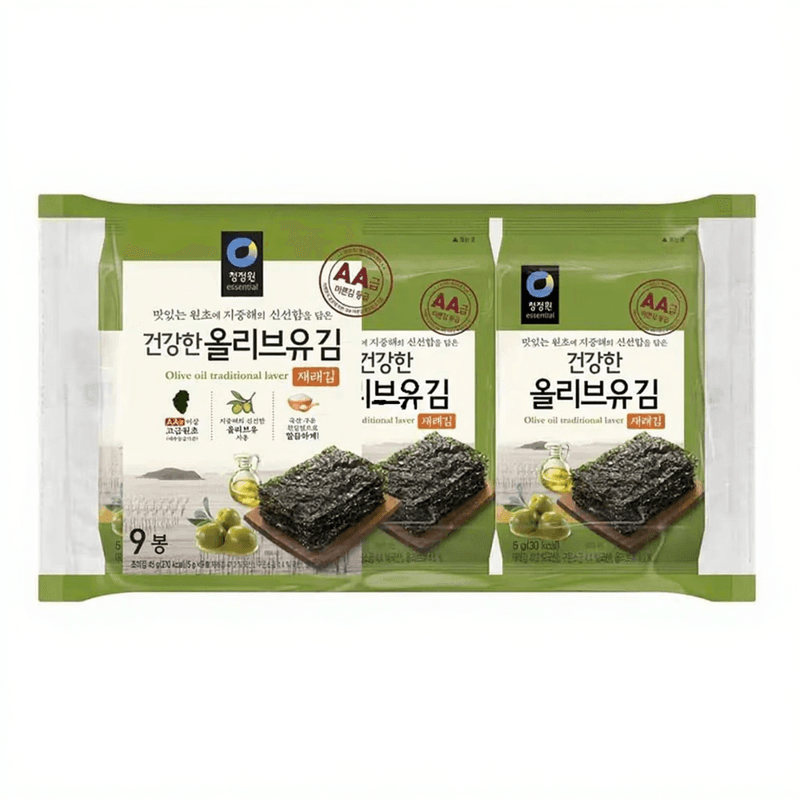 Chung Jung One Zeewiersnack met Maïsolie 9 pakken 45 g