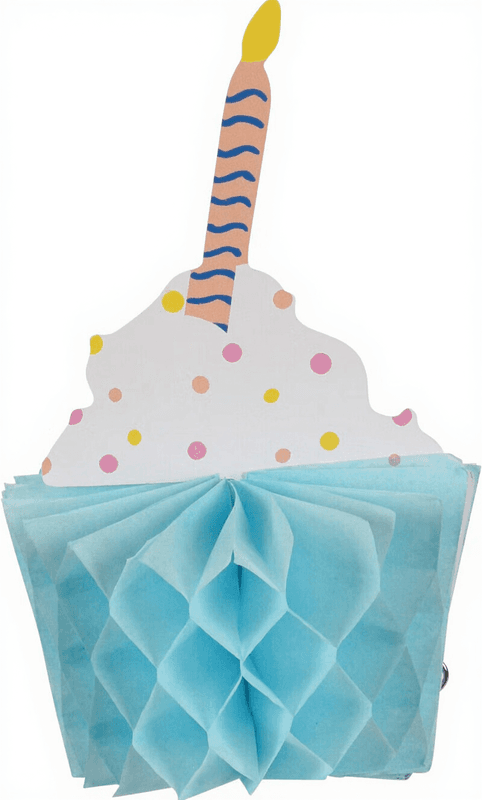 Verjaardagsdecoratie slinger - 12 cm, 6 stuks