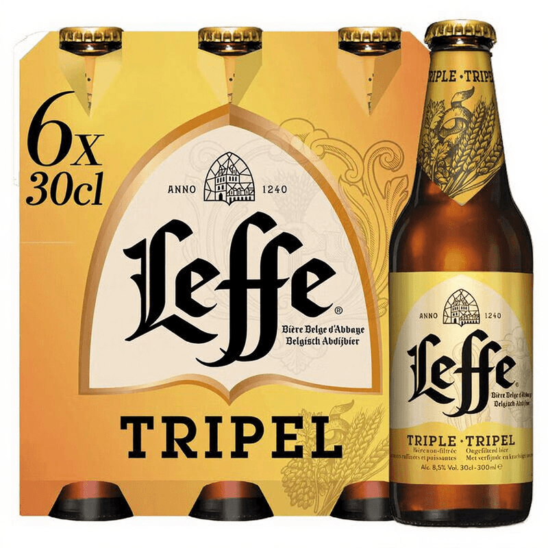 Leffe Tripel Belgische Abdijbier - 6 x 300 ml
