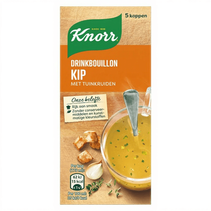 Knorr Kip Tuin Kruiden Drink Bouillon - 35 g