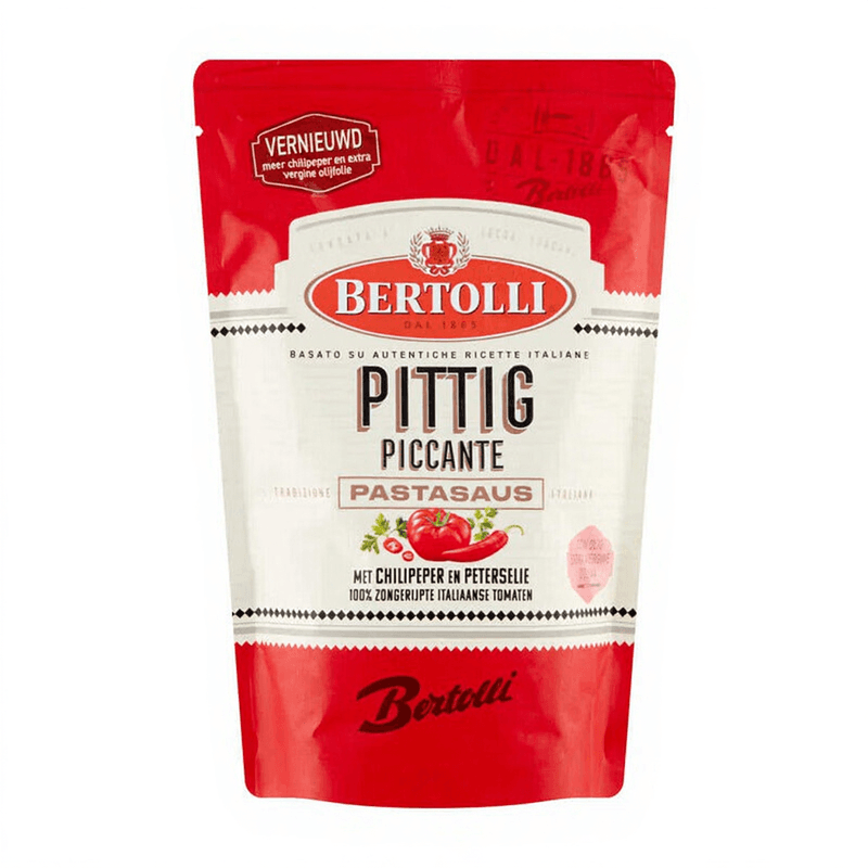 Bertolli Pittige Pasta Saus - 460 g