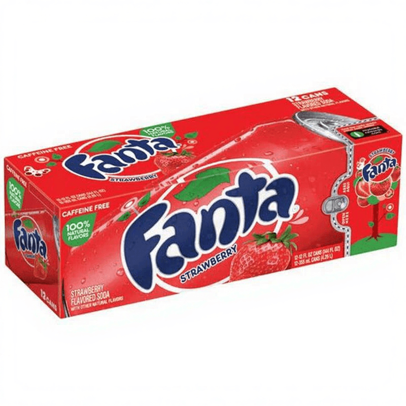 Fanta aardbei-limonade - 12 x 355 ml