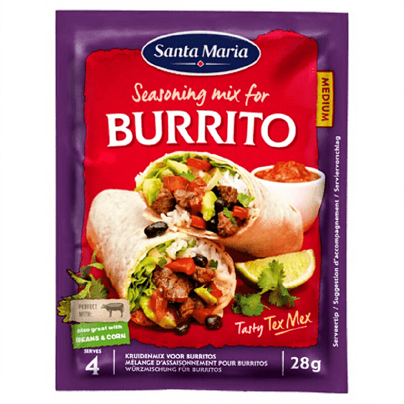 Santa Maria Burrito Kruidensamenstelling Mix Medium - 28 g