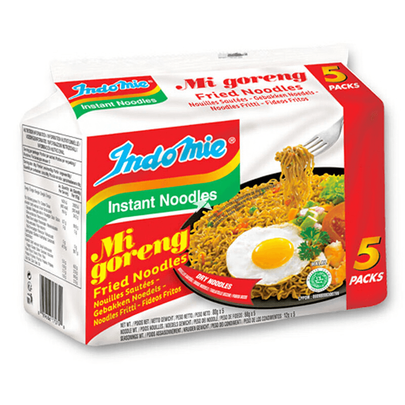 Indomie Mi Goreng Roerbaknoedels 5x80 g (Indonesië import)