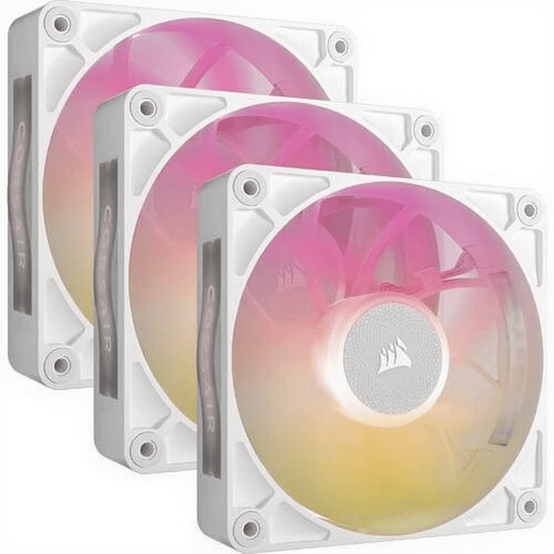 Corsair iCUE LINK RX120 MAX RGB computer behuizing ventilator 12 cm wit 3 stuk(s)