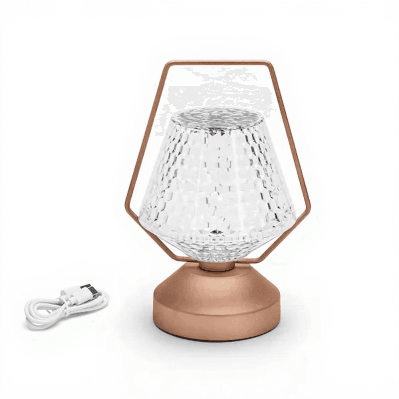 Aigostar LED tafellamp 1 W 95 lm vloerlamp warm licht - natuurlijk wit - wit licht - rosé goud