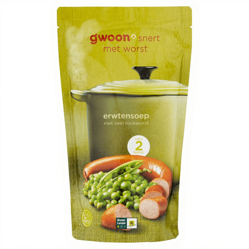 G'woon Erwtensoep Met Rookworst - 570 ml