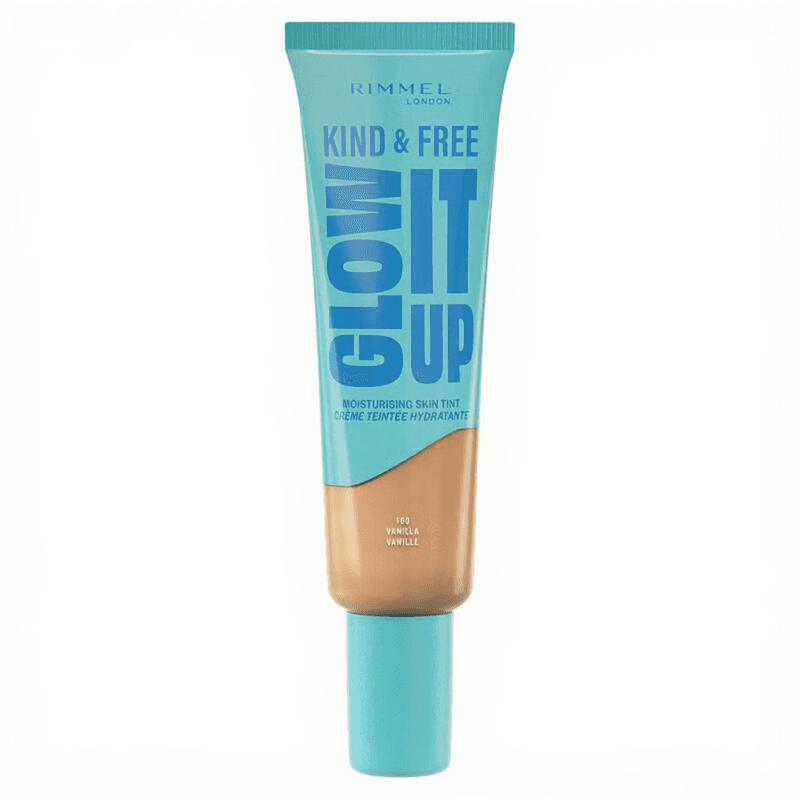 Rimmel Kind&Free Stralende Skin Tint 160 Vanilla, hydraterend, kalmeert de gevoelige huid