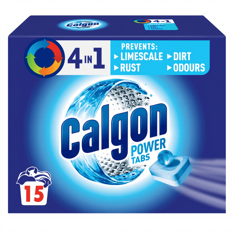 Calgon 4-in-1 wasmiddelvellen, 15 vellen