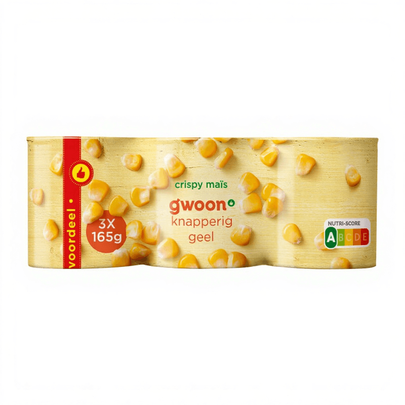 G'woon Maïs - 3 x 495 g