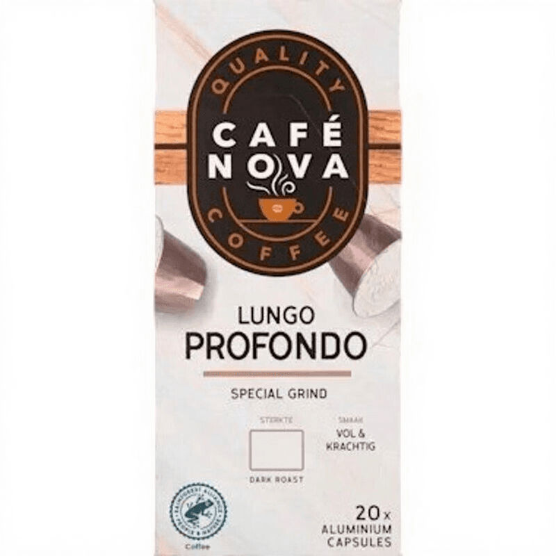 Cafe Nova Capsules Lungo Profundo Intensiteit 8 20 stuks