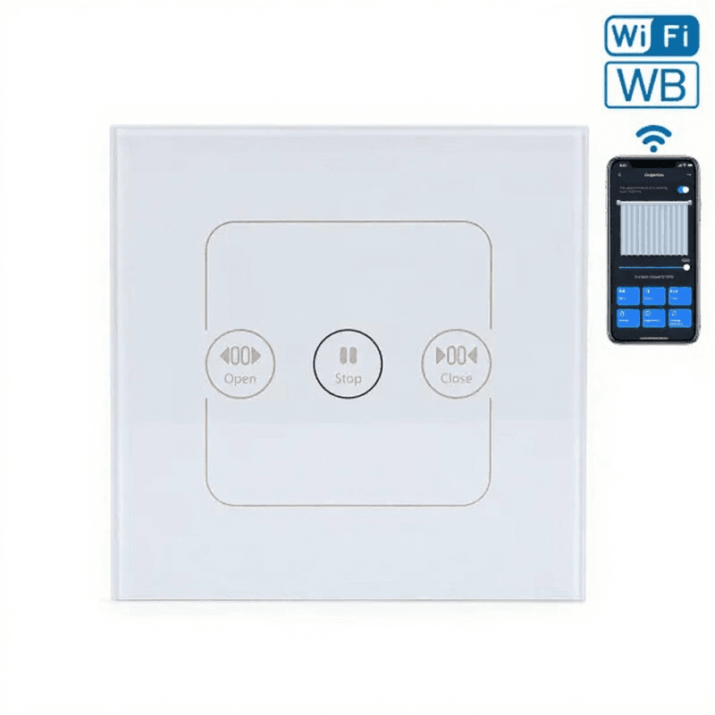 Aigostar WB/Smart wall switch/Curtain switch/flush mounted/PC/White/ES