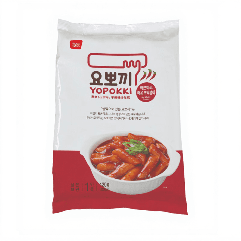 Yopokki Pikant en heet Tteokbokki Pakje 120g