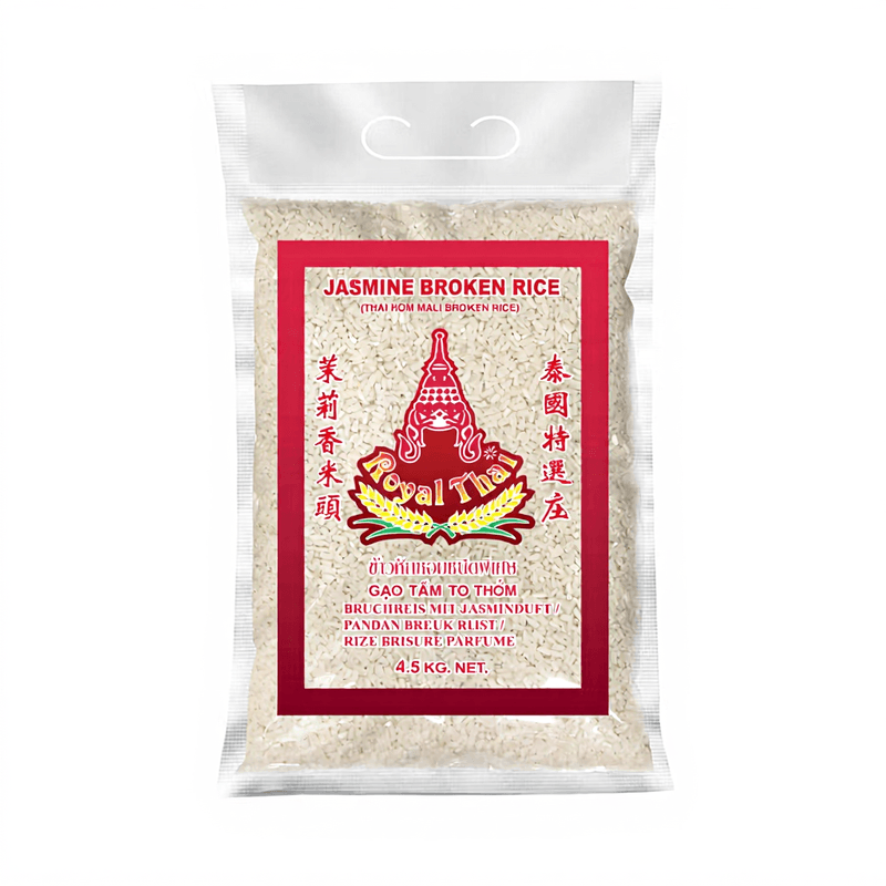 Royal Thai gebroken jasmijnrijst 4,5 kg