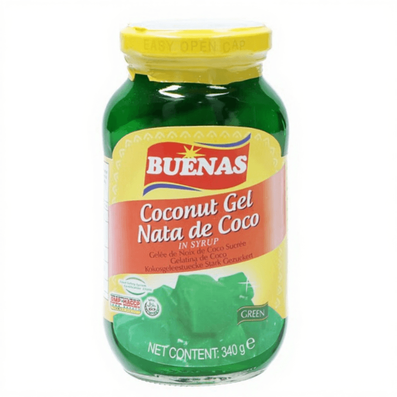 BUENAS Kokosgelei Groen (Nata De Coco) 340 g