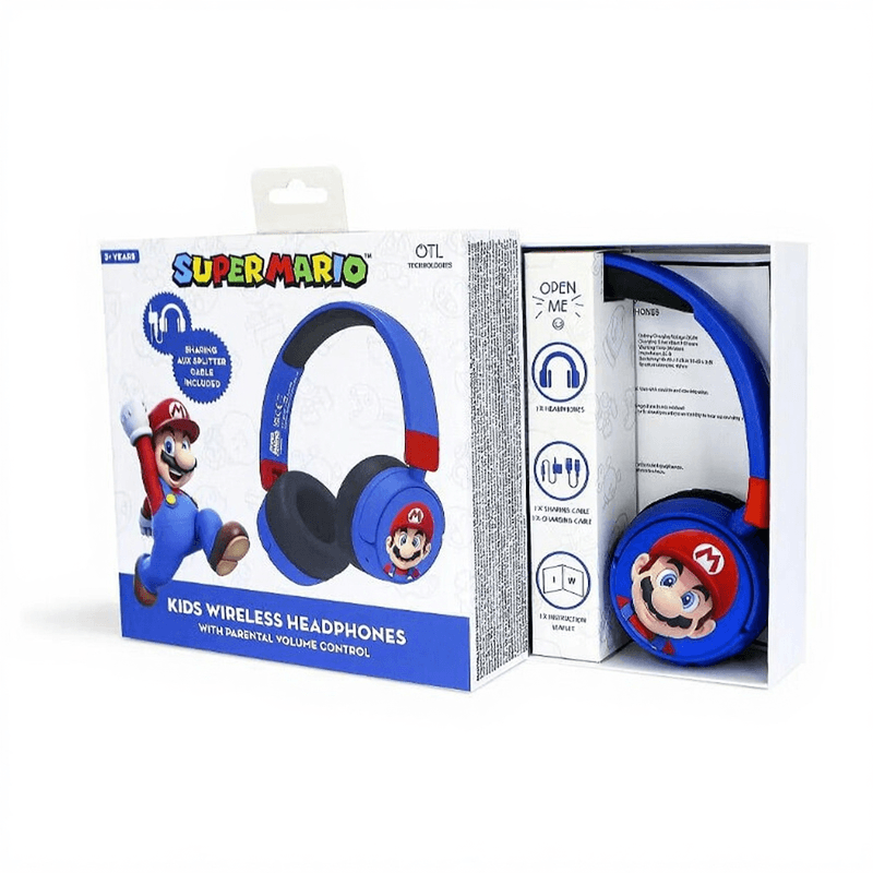 Nintendo - Junior draadloze koptelefoon - Super Mario