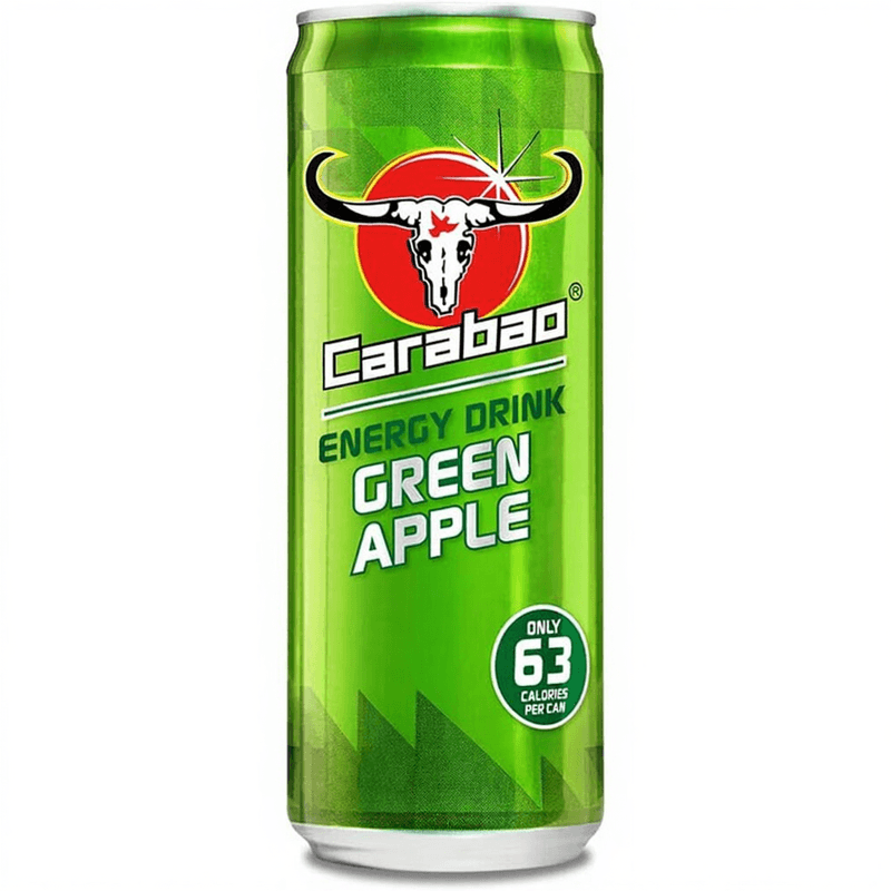 Carabao energiedrank groene appel 330 ml