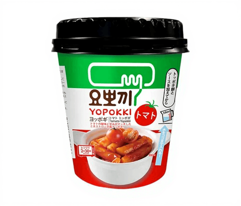 Yopokki Koreaanse Rijstcake Cup Tomaat - 120 g