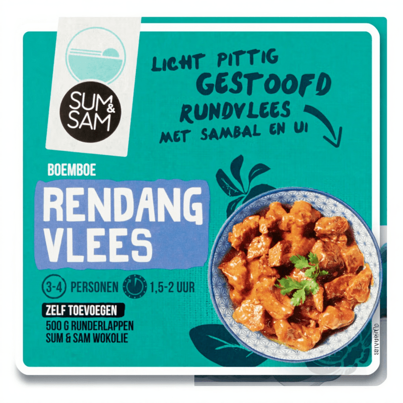 Sum&Sam Japanse Boemboe Rendang Vlees - 95 g